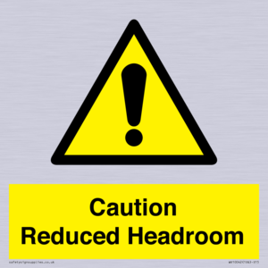 Caution Reduced Headroom